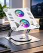 Soporte Ergonómico para Laptop V4.1 con Doble Ventilador – Aluminio, Refrigeración y Altura Ajustable