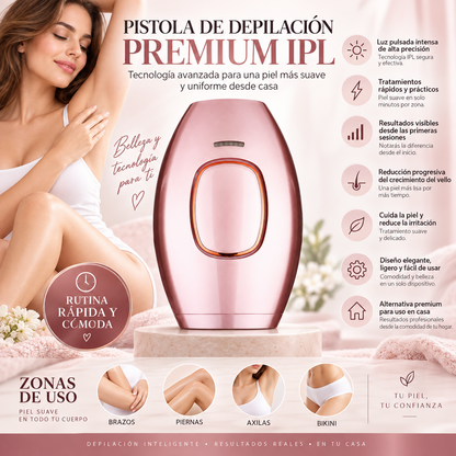 Pistola de Depilación Premium IPL